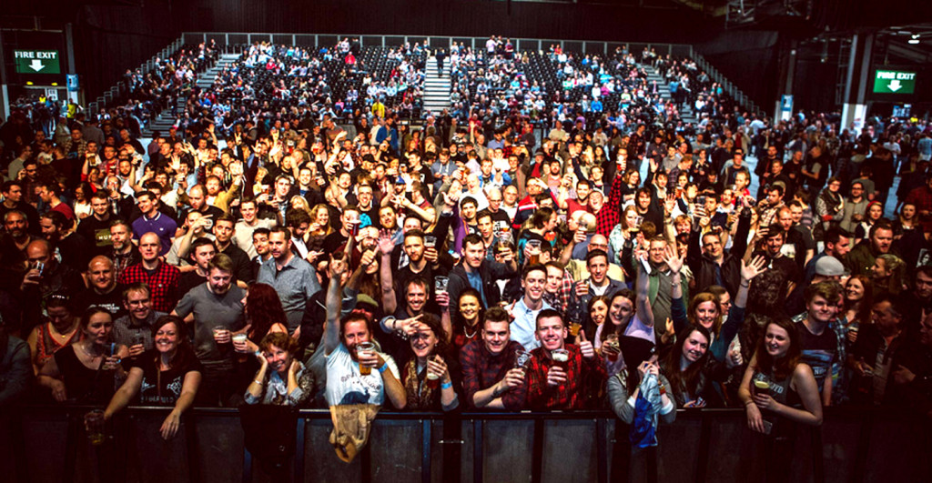 Some of the 6.000 Equity for Punks shareholders at the 2015 BrewDog AGM