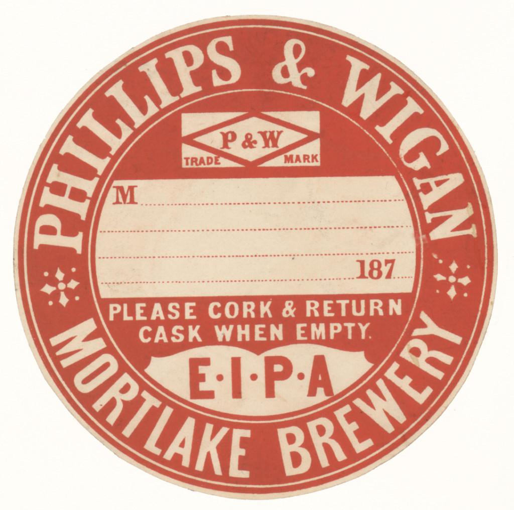 Phillips & Wigan cask label