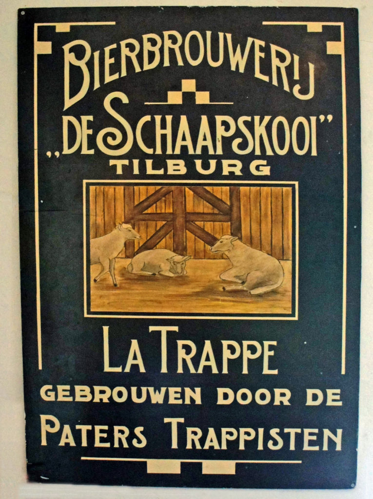 Original ad for the 'Schaapskooi', or 'Sheep Cote' brewery, La Trappe's first name