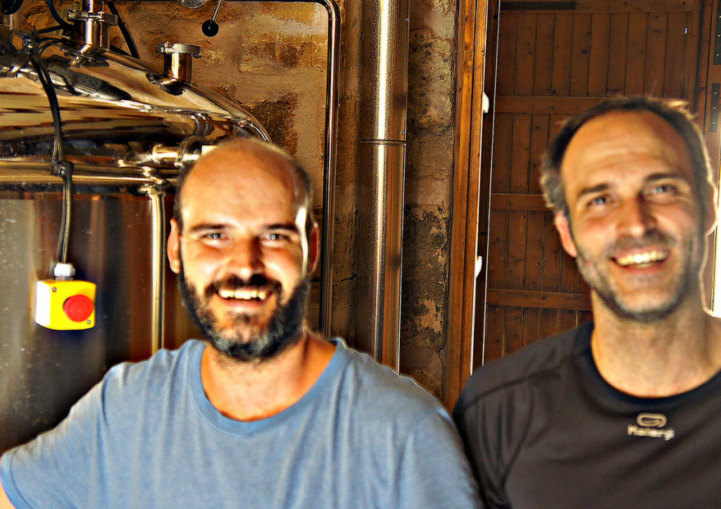 Miquel and Felipe Amorós of Beer Lovers brewery, Alcuida, Majorca