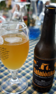 A wheat beer from the Talaiòtika brewery in Porreres, a small town in the middle of Majorca