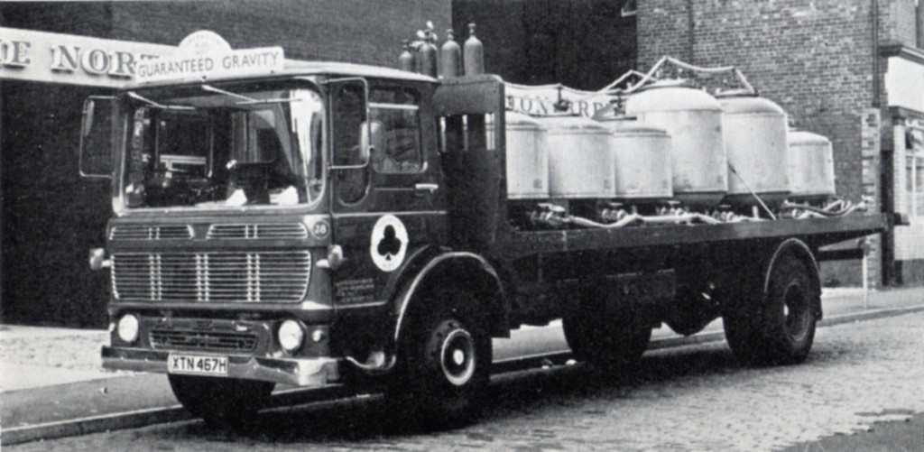 Beer tanker used by the Northern Clubs Federation Brewery in Newcastle upon Tyne in 1970