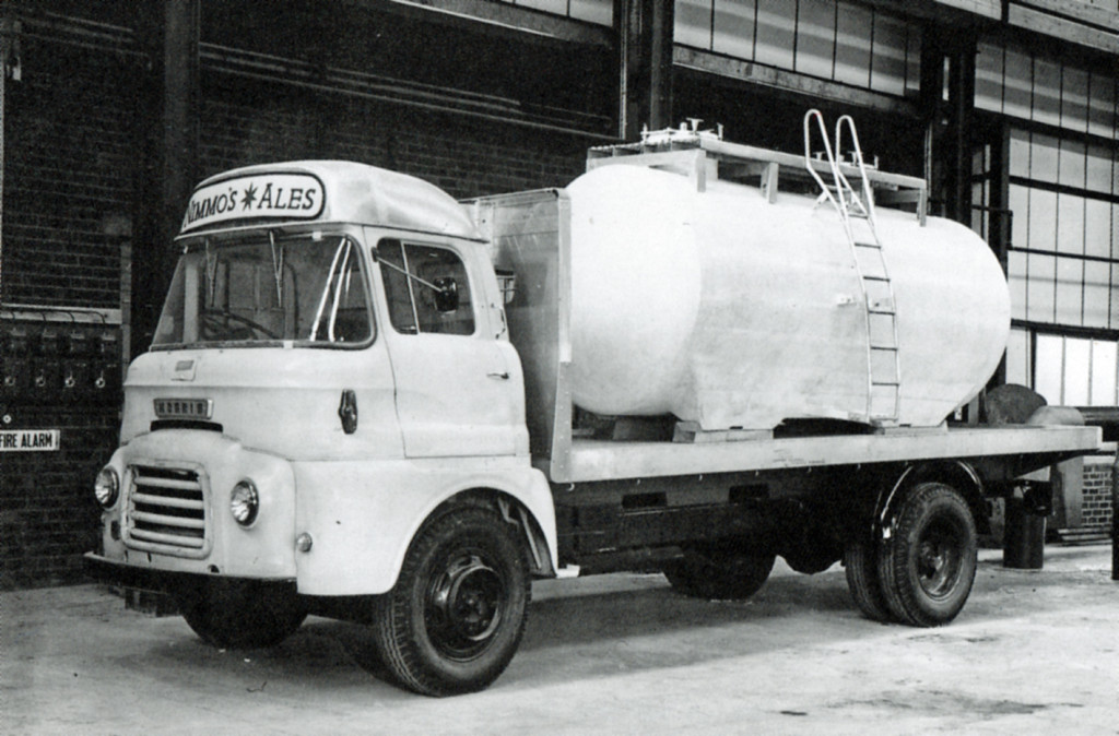 Bedford-based beer tanker used by Nimmo's of Castle Eden