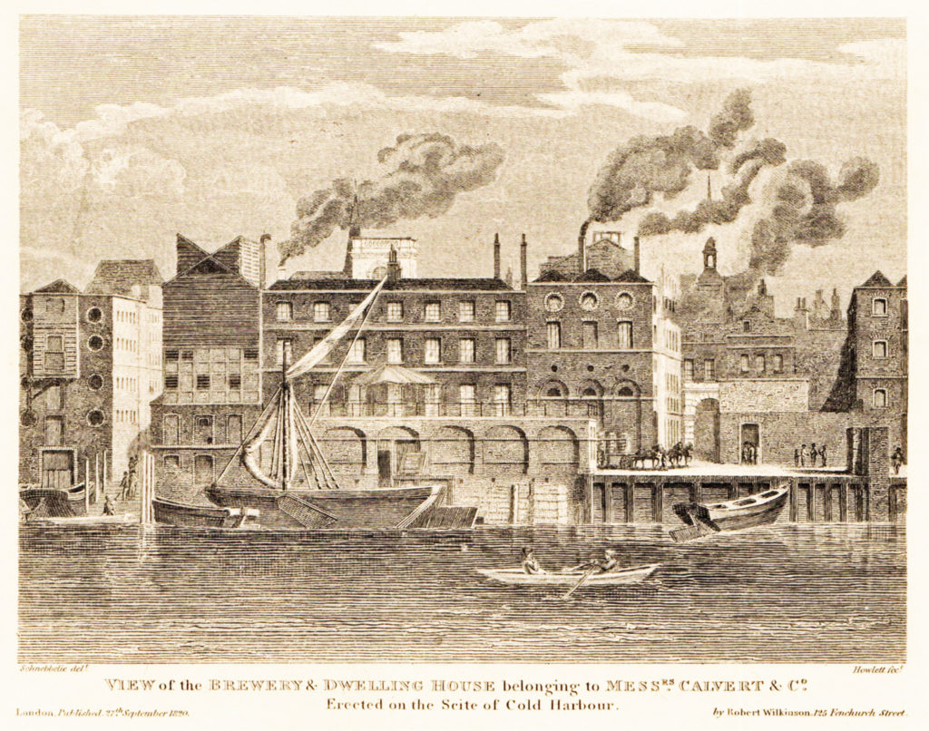 The Hour Glass brewery circa 1820